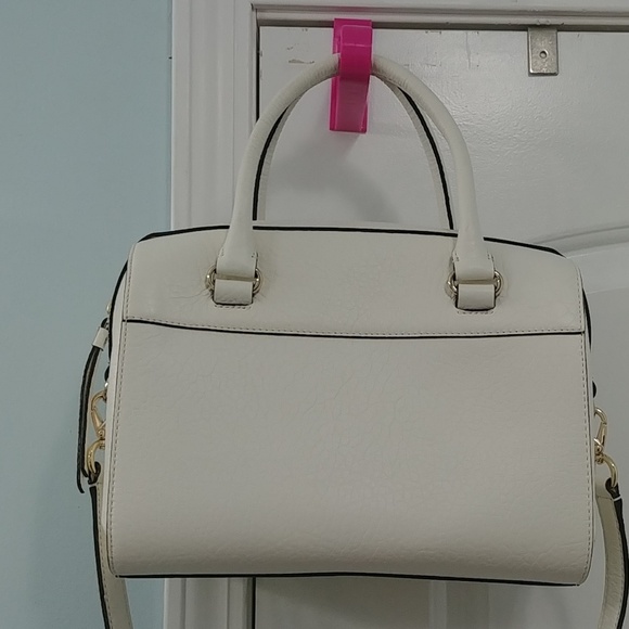 Kate Spade White and Green Satchel - Picture 4 of 12